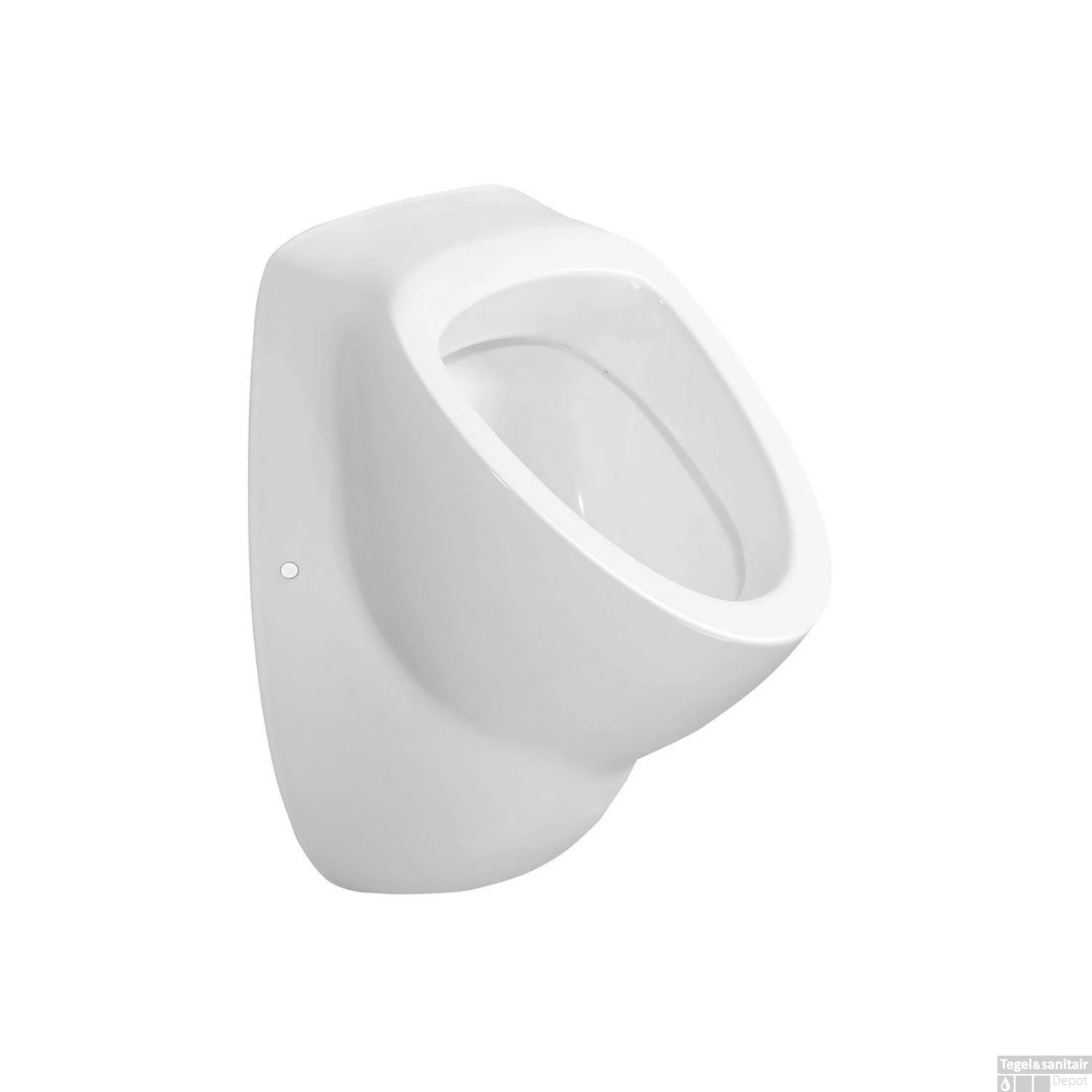 Urinoir Sapho Aqualine 39x56.3 Cm Verborgen Inlaat En Afvoer Keramiek Wit