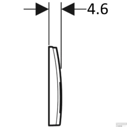 Drukplaat Geberit Delta 35 DualFlush Frontbediening Chroom 5 Drukplaat Geberit Delta 35 DualFlush Frontbediening Chroom -Zalig Baden Verkoopwinkel 115.135.21.5 tech3