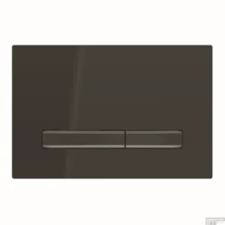 Bedieningsplaat Geberit Sigma 50 Voor 2-toets Spoeling Zwart Chroom / Zwart
