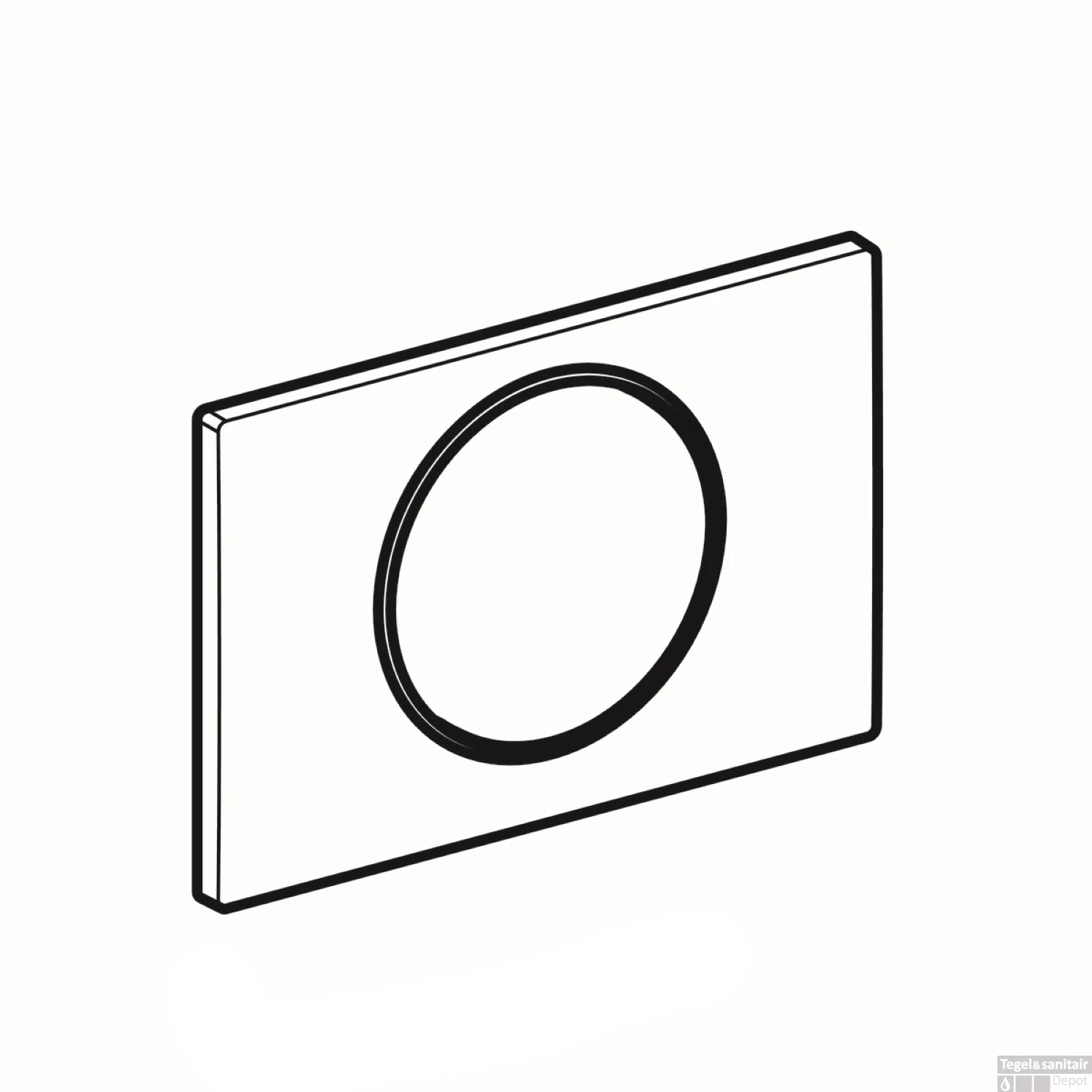 Bedieningsplaat Geberit Sigma 10 Spoel-Stop Spoeling Easy-To-Clean Mat Grijs 2 Bedieningsplaat Geberit Sigma 10 Spoel-Stop Spoeling Easy-To-Clean Mat Grijs - Afbeelding 2