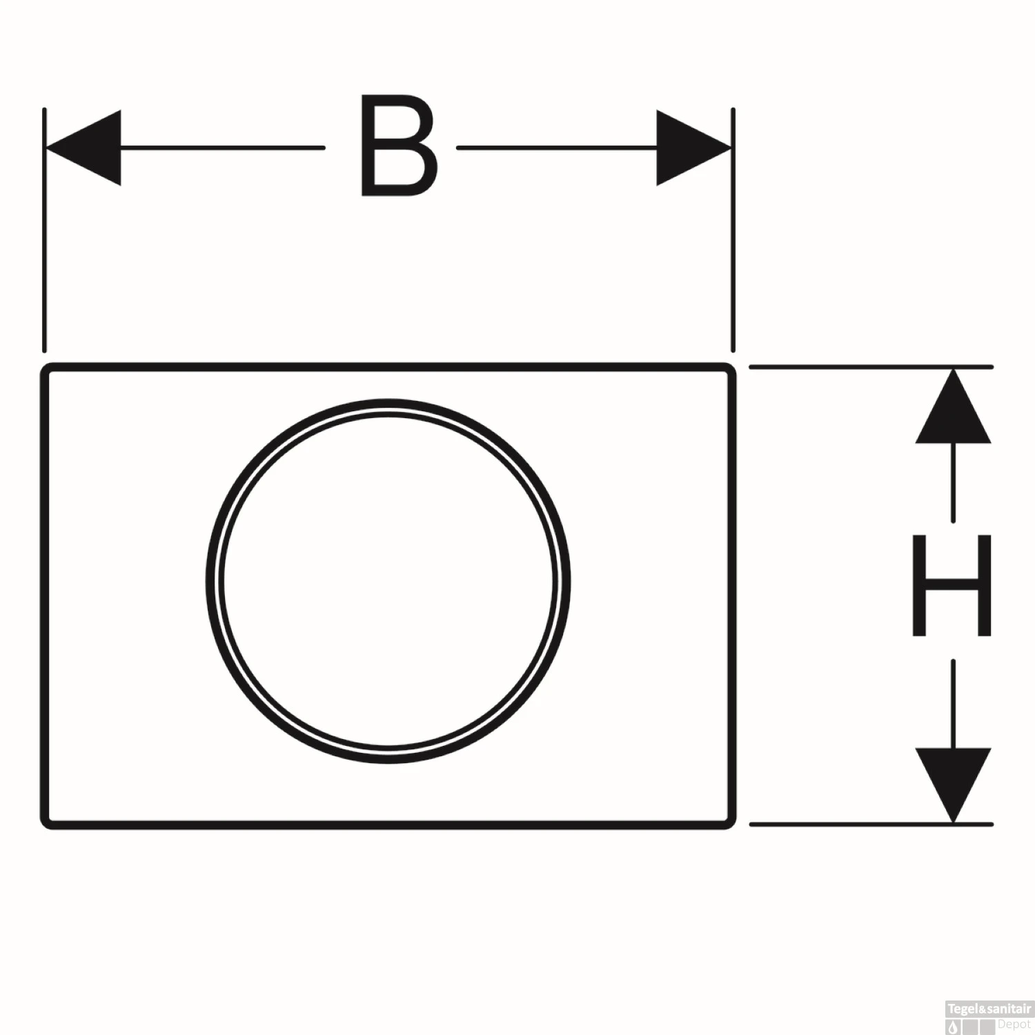 Bedieningsplaat Geberit Sigma 10 Spoel-Stop Spoeling Easy-To-Clean Mat Grijs 4 Bedieningsplaat Geberit Sigma 10 Spoel-Stop Spoeling Easy-To-Clean Mat Grijs - Afbeelding 4