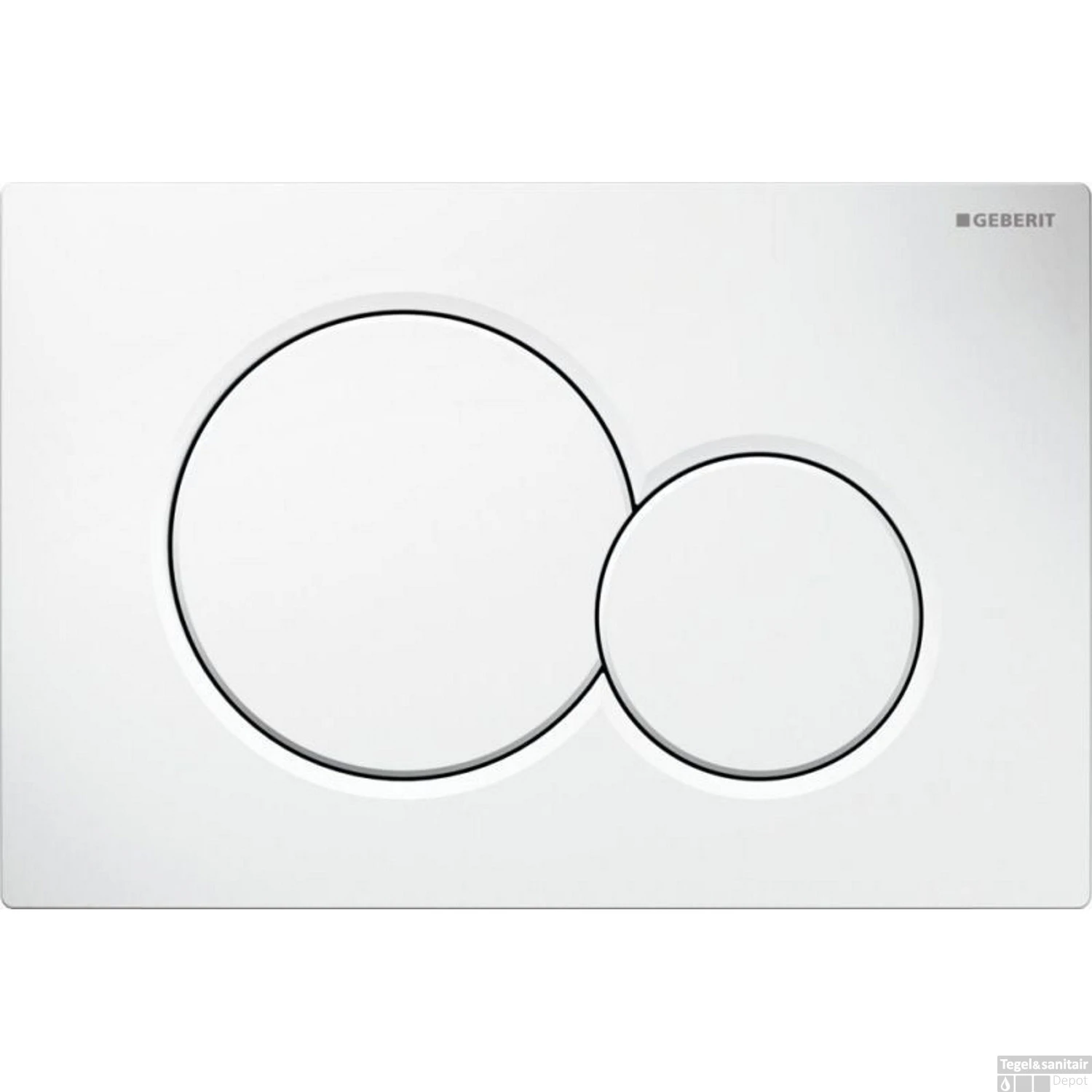 Geberit Sigma 01 Bedieningsplaat Frontbediening Wit 1 Geberit Sigma 01 Bedieningsplaat Frontbediening Wit