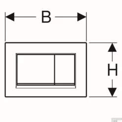 Bedieningsplaat Geberit Sigma 30-Toets Spoeling Zwart -Zalig Baden Verkoopwinkel 115883dw1 bedieningsplaat geberit sigma 30 toets spoeling mat zwart tech