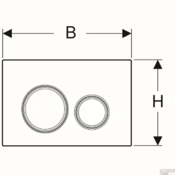 Bedieningsplaat Geberit Sigma 21 Voor 2-toets Spoeling Chroom / Betonlook -Zalig Baden Verkoopwinkel 115884jv1 bedieningsplaat geberit sigma 21 voor 2 toets spoeling chroom betonlook tech
