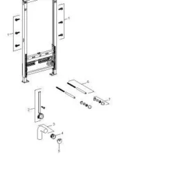 Geberit Duofix Bidet Element 112 Cm. Hoog 7 Geberit Duofix Bidet Element 112 Cm. Hoog -Zalig Baden Verkoopwinkel 20592