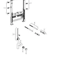 Geberit Duofix Bidet Element 82 Cm. Hoog 7 Geberit Duofix Bidet Element 82 Cm. Hoog -Zalig Baden Verkoopwinkel 20595