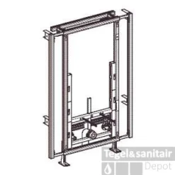 Geberit Gis Easy Bidetmodule 120x65-95 Cm.