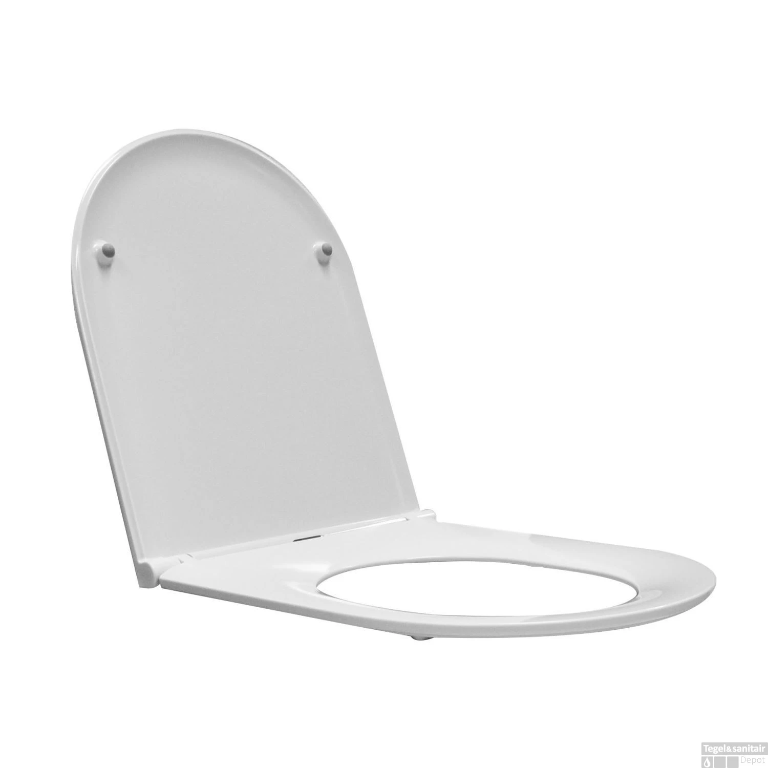 Closetzitting Wiesbaden Flatline 2.0 Met Deksel Wit 2 Closetzitting Wiesbaden Flatline 2.0 Met Deksel Wit - Afbeelding 2