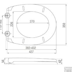 Menir Soft-Close Toiletzitting+deksel Wit