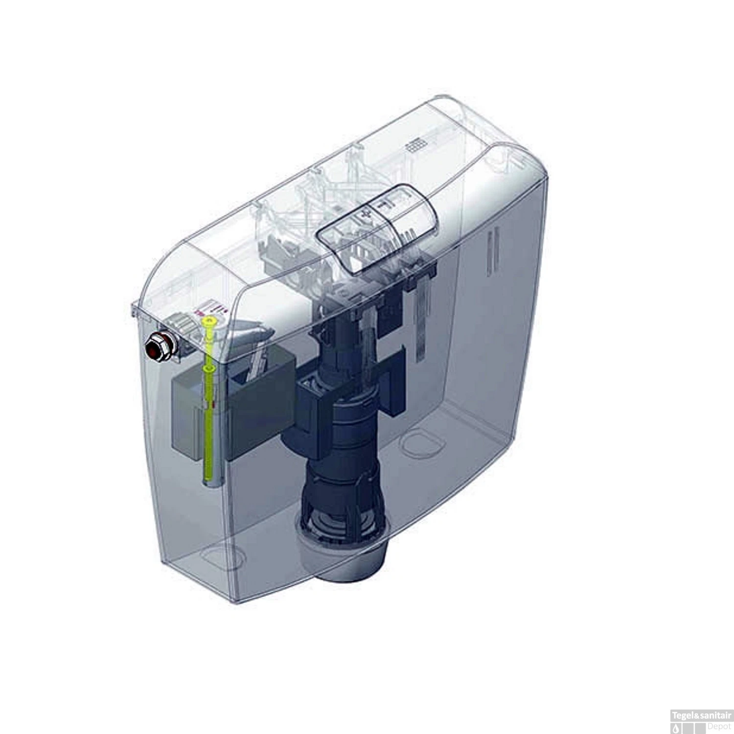 Reservoir Xellanz Geno Laaghangend Kunststof Wit 3 Reservoir Xellanz Geno Laaghangend Kunststof Wit - Afbeelding 3