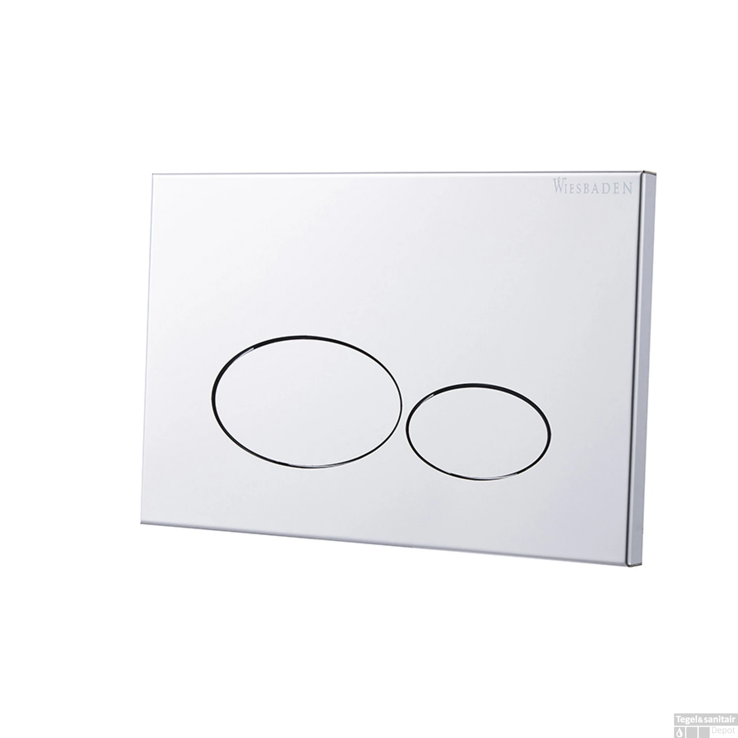 Drukplaat Wiesbaden X32 Voor Inbouwreservoir Chroom 1 Drukplaat Wiesbaden X32 Voor Inbouwreservoir Chroom