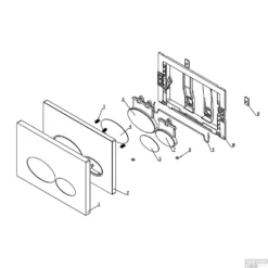 Drukplaat Wiesbaden X32 Voor Inbouwreservoir Chroom 5 Drukplaat Wiesbaden X32 Voor Inbouwreservoir Chroom -Zalig Baden Verkoopwinkel 32.4671 tech
