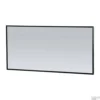 Spiegel Sanitop Silhouette 140x70x2.5 Cm Aluminium Zwart