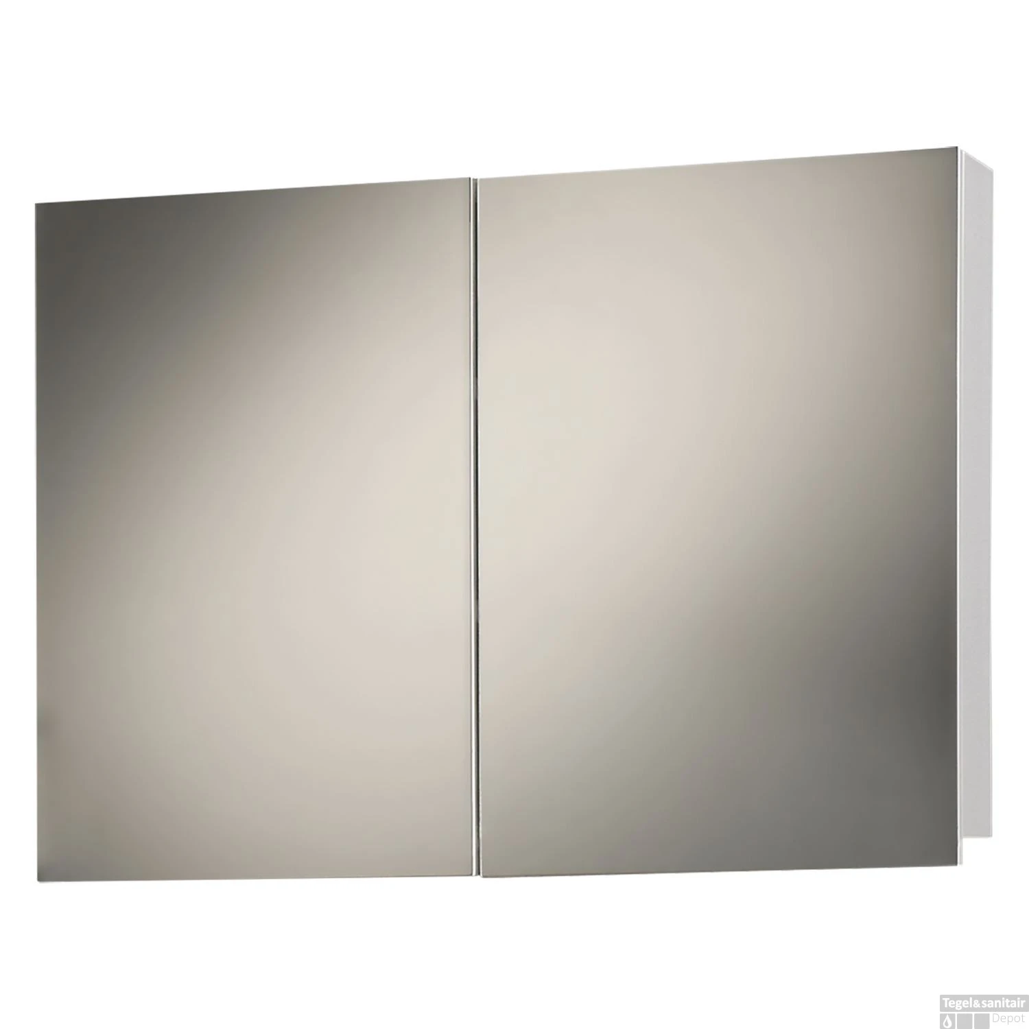 Spiegelkast Differnz Brida 50x67.5x15 Cm Wit 1 Spiegelkast Differnz Brida 50x67.5x15 Cm Wit