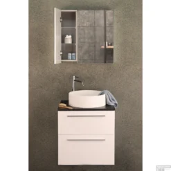 Wastafel Differnz Fit Met 2 Lades Inclusief Bovenblad 60 Cm Mat Wit 12 Wastafel Differnz Fit Met 2 Lades Inclusief Bovenblad 60 Cm Mat Wit -Zalig Baden Verkoopwinkel 36.008.60 03