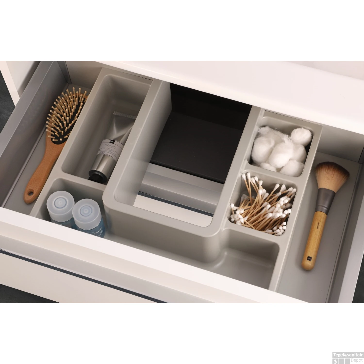 Wastafel Differnz Fit Met 2 Lades Inclusief Bovenblad 60 Cm Mat Wit 5 Wastafel Differnz Fit Met 2 Lades Inclusief Bovenblad 60 Cm Mat Wit - Afbeelding 5