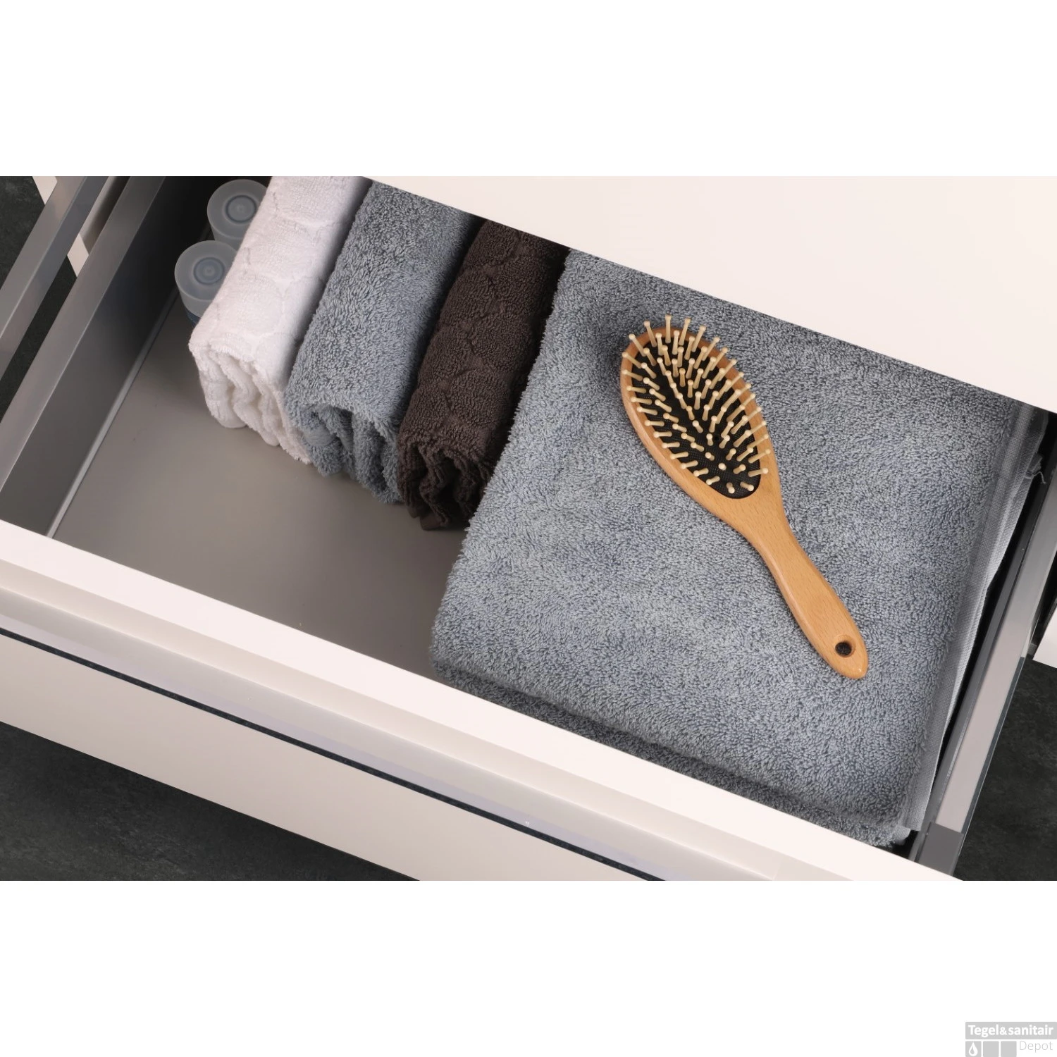 Wastafel Differnz Fit Met 2 Lades Inclusief Bovenblad 60 Cm Mat Wit 6 Wastafel Differnz Fit Met 2 Lades Inclusief Bovenblad 60 Cm Mat Wit - Afbeelding 6