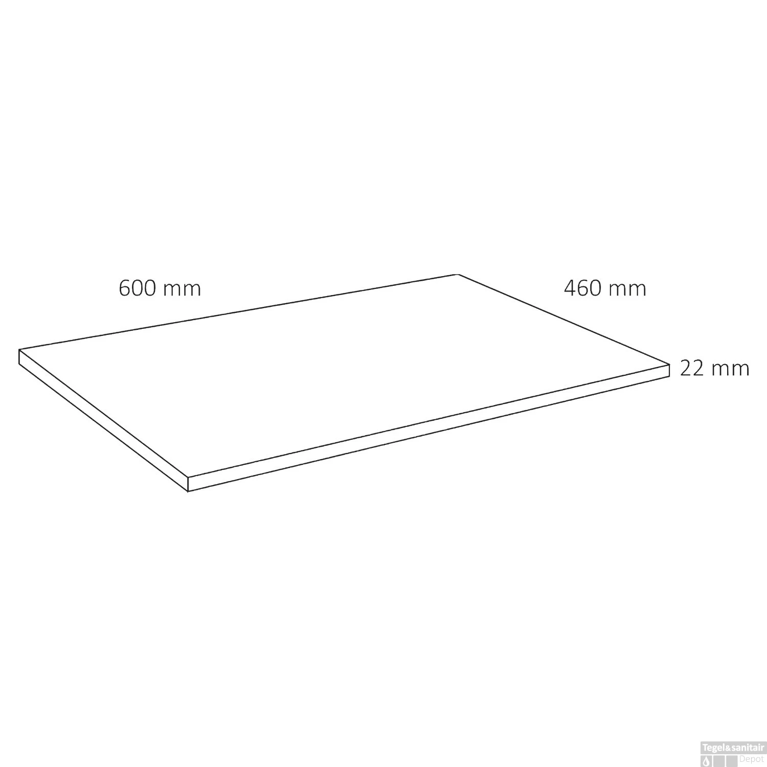 Wastafel Differnz Fit Met 2 Lades Inclusief Bovenblad 60 Cm Mat Wit 10 Wastafel Differnz Fit Met 2 Lades Inclusief Bovenblad 60 Cm Mat Wit - Afbeelding 10