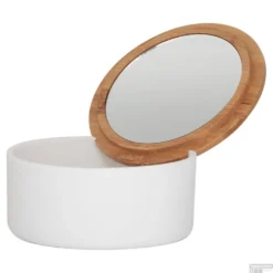 Spiegeldoosje Vrijstaand Sealskin Grace Wit