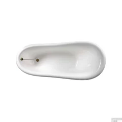 Vrijstaand Bad Sapho Retro 173x75x84 Cm Wit Met Leeuwenpoten Brons -Zalig Baden Verkoopwinkel 36632 vrijstaand bad sapho retro 173x75x84 cm wit met leeuwenpoten brons 3