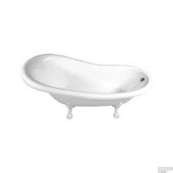Vrijstaand Bad Sapho Retro 158x73x72 Cm Wit Met Leeuwenpoten -Zalig Baden Verkoopwinkel 37112 vrijstaand bad sapho retro 158x73x72 cm wit met leeuwenpoten 2