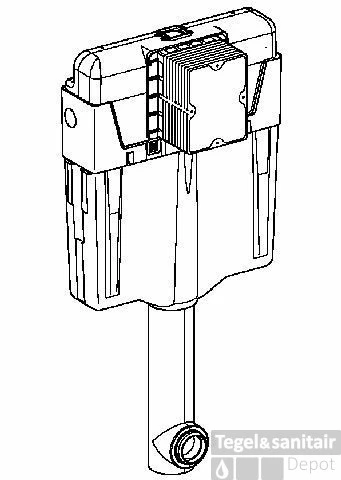 Grohe Rapid Sl Wc Reservoir Zonder Frame 2 Grohe Rapid Sl Wc Reservoir Zonder Frame - Afbeelding 2