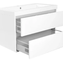 Badkamermeubel Wiesbaden Vision 80x46 Wit (2 Laden) -Zalig Baden Verkoopwinkel 38.3901 38.3916 2
