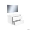 Badkamermeubel Wiesbaden Vision 80x46 Wit (2 Laden)
