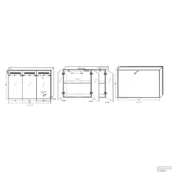 Spiegelkast Best Design Aluma Incl. LED Verlichting 120x80cm 10 Spiegelkast Best Design Aluma Incl. LED Verlichting 120x80cm -Zalig Baden Verkoopwinkel 3803700 tech