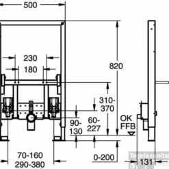 Grohe Rapid Sl Bidetelement Laag 0,8 Meter -Zalig Baden Verkoopwinkel 38273