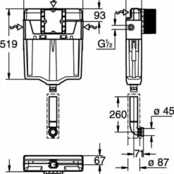 Grohe Rapid Sl Wc Reservoir Zonder Frame 5 Grohe Rapid Sl Wc Reservoir Zonder Frame -Zalig Baden Verkoopwinkel 38281
