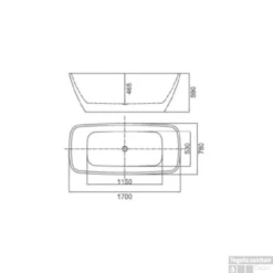 Ligbad Vrijstaand Best Design Forma 170x78x59 Cm -Zalig Baden Verkoopwinkel 3856920tech