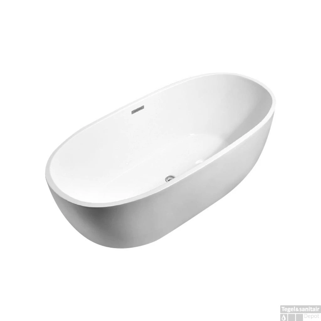 Vrijstaand Bad Best Design Moderna 170x78x60 Cm Acryl Glans Wit 1 Vrijstaand Bad Best Design Moderna 170x78x60 Cm Acryl Glans Wit