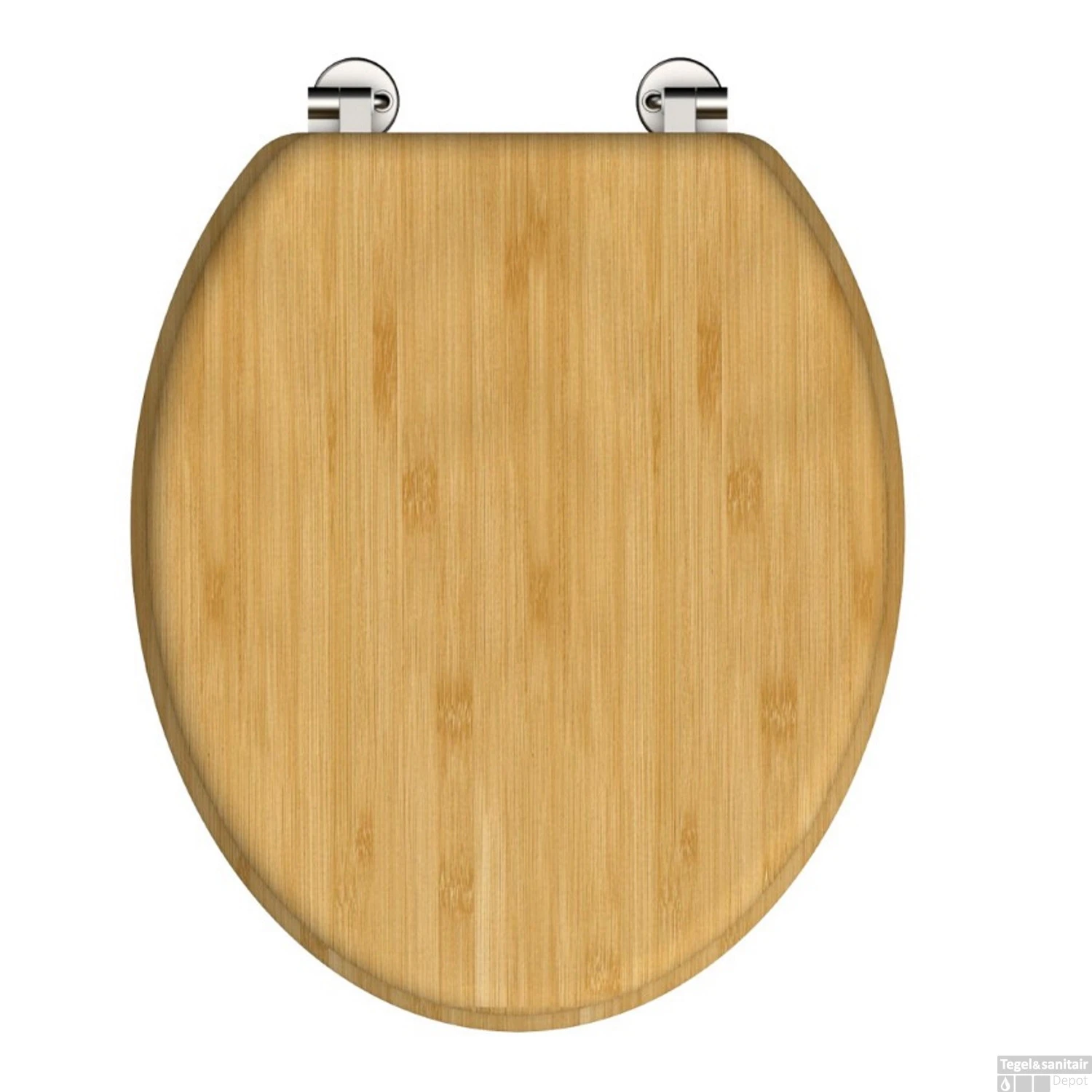 Toiletbril Schutte Lupos Natural Bamboo Bruin 1 Toiletbril Schutte Lupos Natural Bamboo Bruin