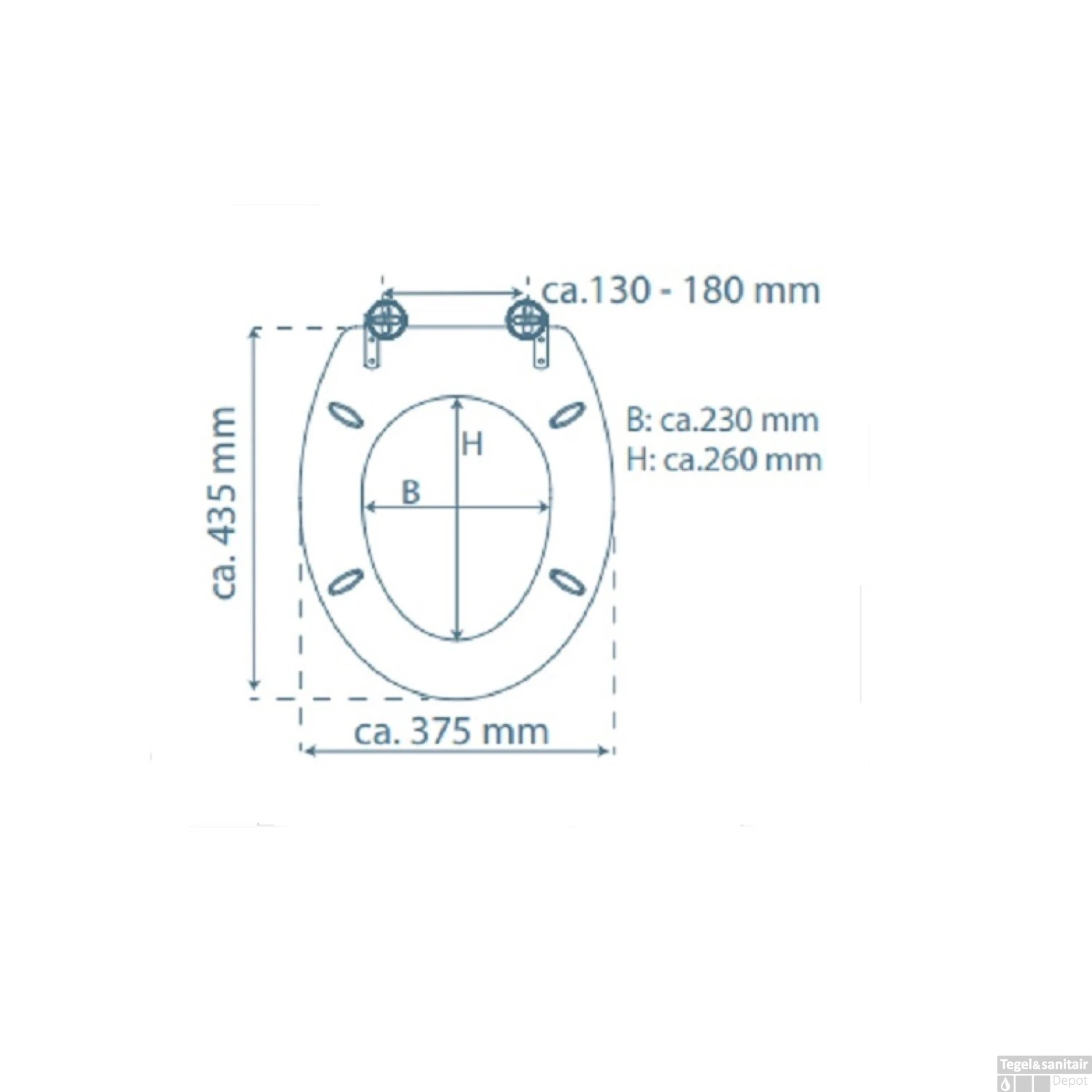 Toiletbril Schutte Duroplast Softclose Balance Wit 3 Toiletbril Schutte Duroplast Softclose Balance Wit - Afbeelding 3