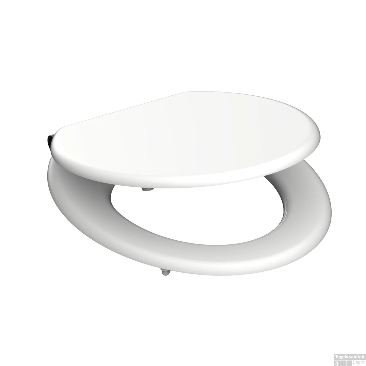 Toiletbril Schutte Lupos Softclose Houtkern Wit 2 Toiletbril Schutte Lupos Softclose Houtkern Wit - Afbeelding 2