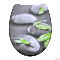 Toiletbril Schutte Lupos Softclose Stone Grijs