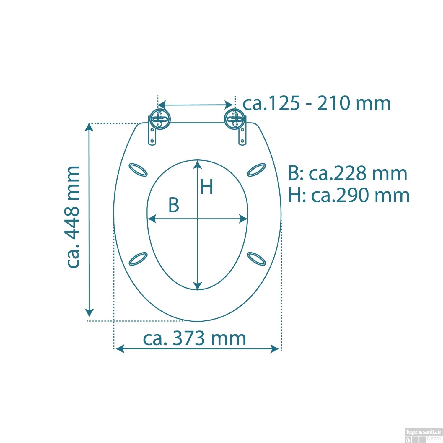 Toiletbril Schutte Lupos Softclose Lighthouse Blauw 3 Toiletbril Schutte Lupos Softclose Lighthouse Blauw - Afbeelding 3