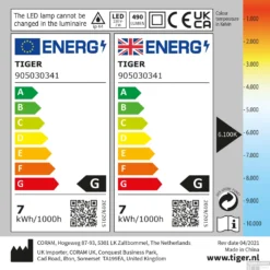 LED Spiegel Verlichting Tiger Aurel 6100K 30 Cm Chroom -Zalig Baden Verkoopwinkel 4008919050402 9