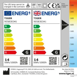 Spiegel Verlichting Tiger Helena LED 4000K 60 Cm Chroom 20 Spiegel Verlichting Tiger Helena LED 4000K 60 Cm Chroom -Zalig Baden Verkoopwinkel 4008919058408 9