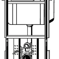 Viega Steptec Wc-module 113x43 Cm.