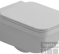 B&w-luxury Spring Wandcloset Met Softclose Closetzitting Wit