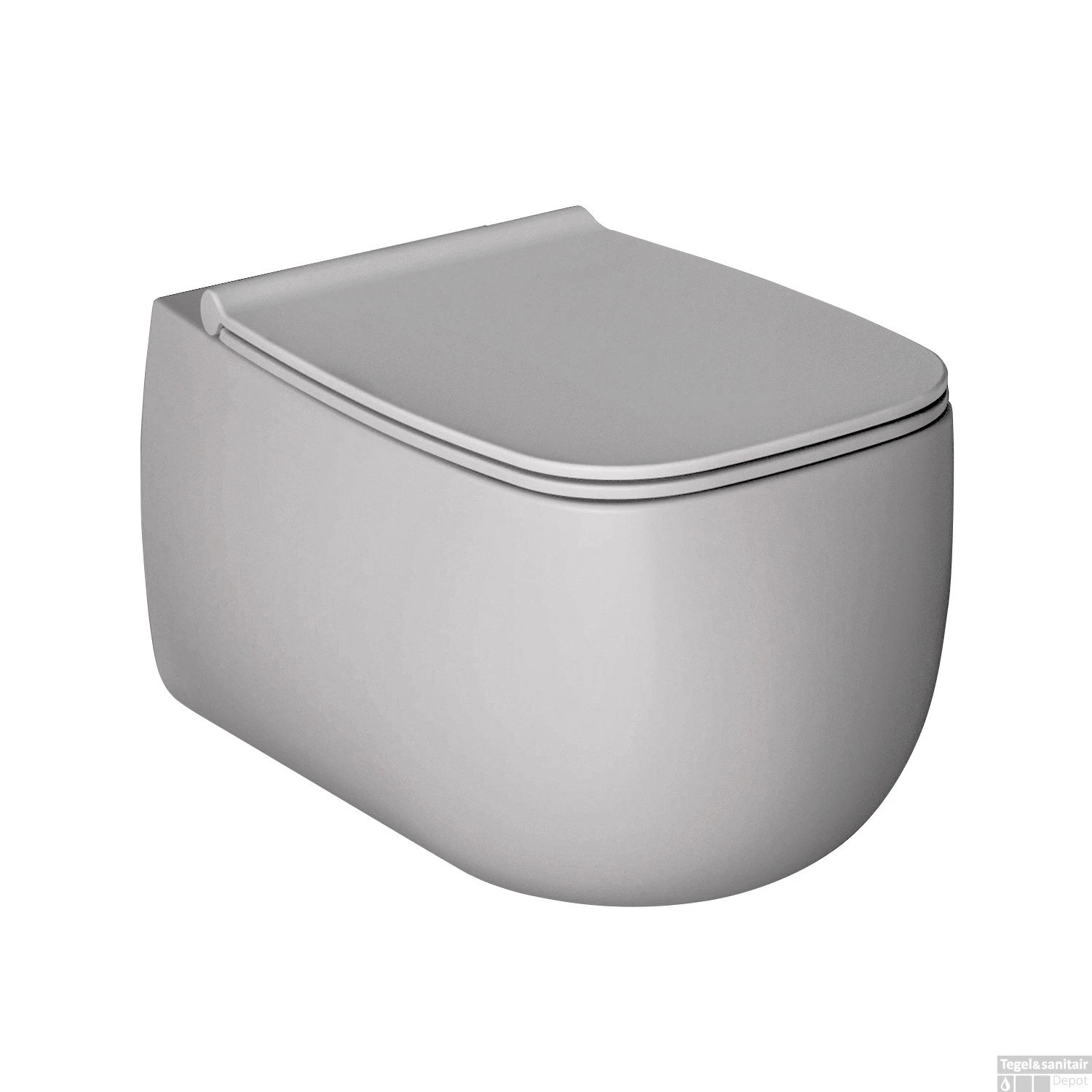 Toiletzitting Salenzi Nur Soft-Close Quick Release Mat Grijs 2 Toiletzitting Salenzi Nur Soft-Close Quick Release Mat Grijs - Afbeelding 2