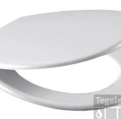 Pagette Rondo Closetzitting Met Deksel En Steekscharnieren Wit