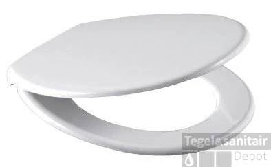 Pagette Rondo Closetzitting Met Deksel En Steekscharnieren Wit 1 Pagette Rondo Closetzitting Met Deksel En Steekscharnieren Wit