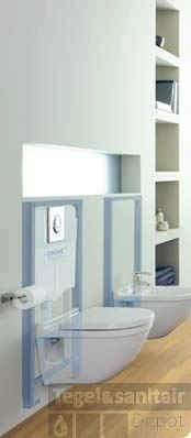 Grohe Rapid Sl Inbouwreservoir Met Skate Bedieningsplaat Chroom 2 Grohe Rapid Sl Inbouwreservoir Met Skate Bedieningsplaat Chroom - Afbeelding 2