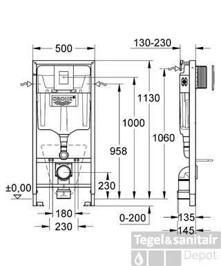Grohe Rapid Sl Inbouwreservoir Met Skate Cosmopolitan Bed.plaat Chroom 2 Grohe Rapid Sl Inbouwreservoir Met Skate Cosmopolitan Bed.plaat Chroom - Afbeelding 2