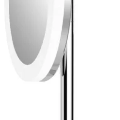 B&w-luxury Happy Cosmeticaspiegel Vrijstaand M/led Verl./schakelaar Chroom