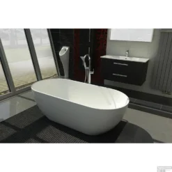 Vrijstaand Bad Sapho Reduta Gegoten Marmer 150x75x46 Cm Wit -Zalig Baden Verkoopwinkel 72843 vrijstaand bad sapho reduta marmer 150x75x58 cm wit 3