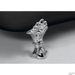 Vrijstaand Bad Sapho Foxtrot 170x75x49 Cm Wit / Zwart Met Leeuwenpoten Chroom -Zalig Baden Verkoopwinkel 72961 vrijstaand bad sapho foxtrot 170x75x49 cm wit zwart met leeuwenpoten chroom 4